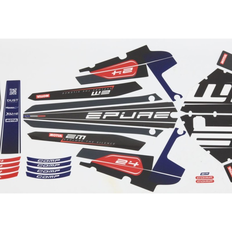 Kit autocollant ELECTRIC MOTION 2024 Comp complet