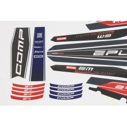 Kit autocollant ELECTRIC MOTION 2024 Comp complet