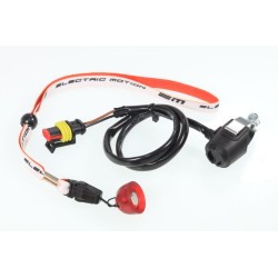 Coupe contact aimanté ELECTRIC MOTION 2013-2019 blanc/orange