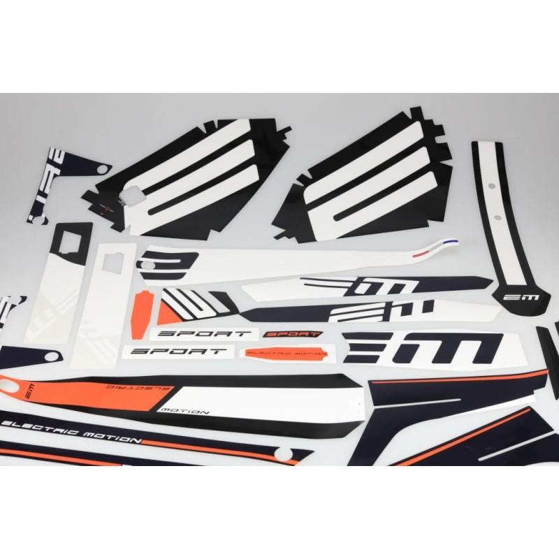 Kit autocollant ELECTRIC MOTION 2020 epure complet