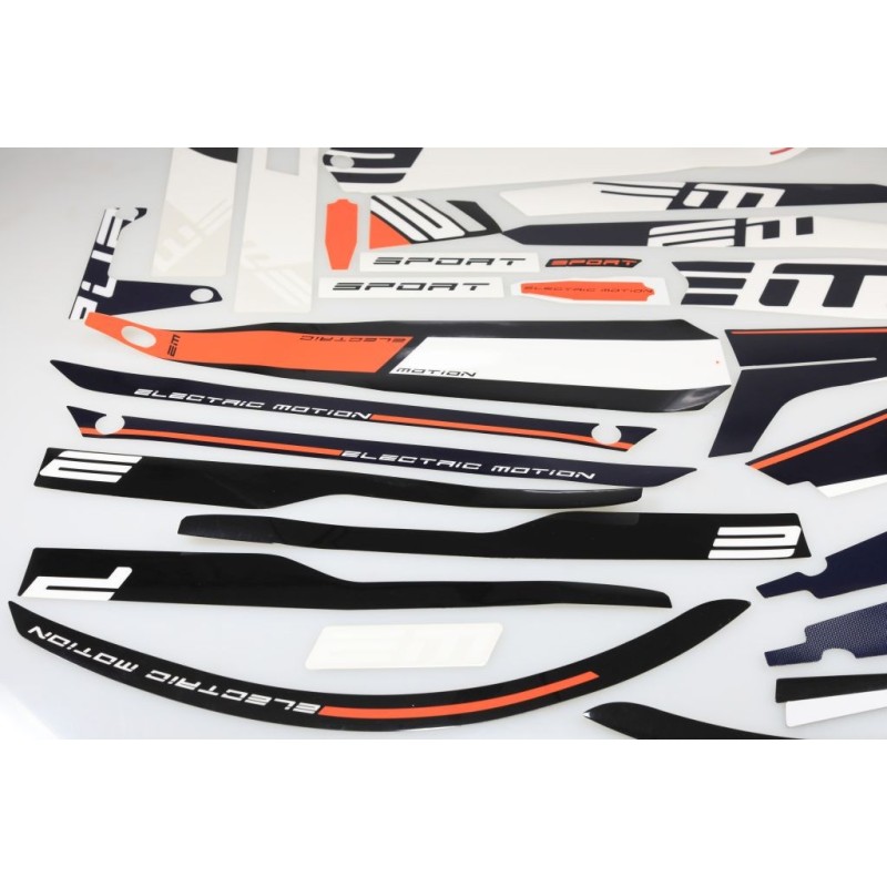 Kit autocollant ELECTRIC MOTION 2020 epure complet