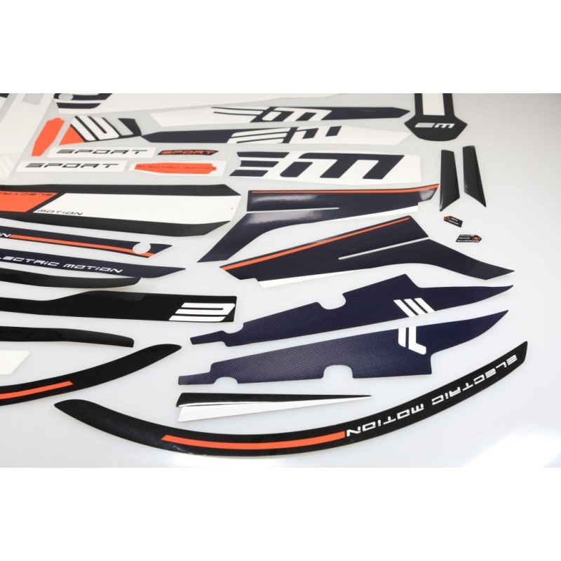 Kit autocollant ELECTRIC MOTION 2020 epure complet
