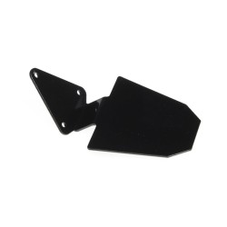 Support plaque immatriculation EM universel noir seul
