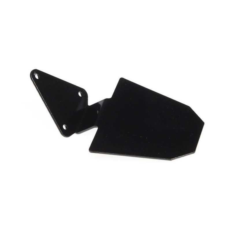 Support plaque immatriculation EM universel noir seul