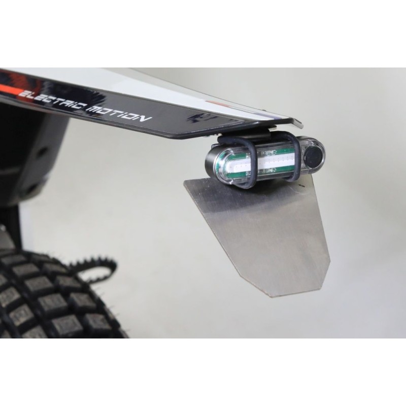 Feu arrière à led sans fil + support plaque ELECTRIC MOTION