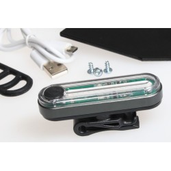 Feu arrière à led sans fil + support plaque ELECTRIC MOTION