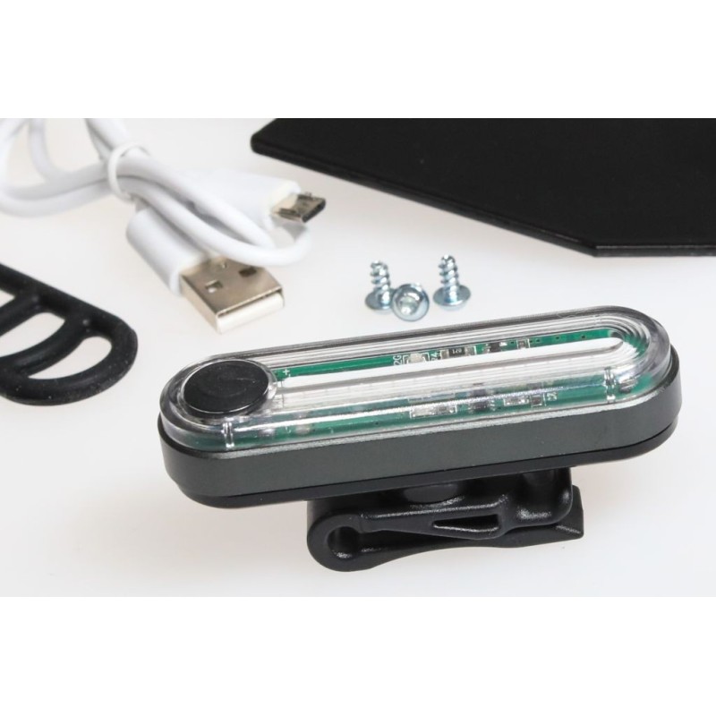 Feu arrière à led sans fil + support plaque ELECTRIC MOTION
