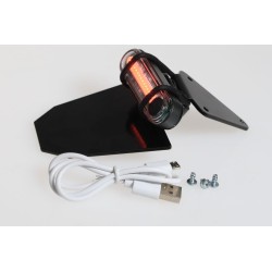 Feu arrière à led sans fil + support plaque ELECTRIC MOTION