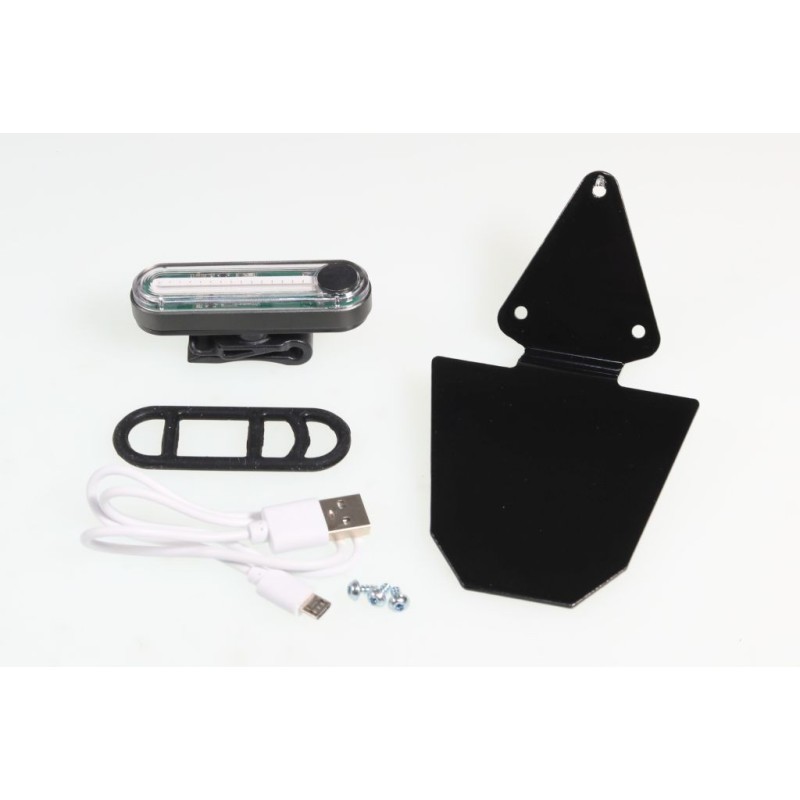 Feu arrière à led sans fil + support plaque ELECTRIC MOTION