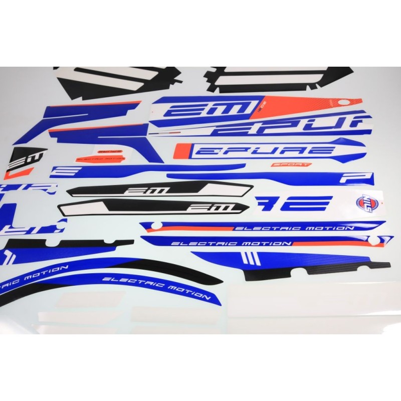 Kit autocollant ELECTRIC MOTION 2021 epure sport complet