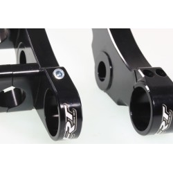 Té de fourche ERT diamètre 40mm noir complet