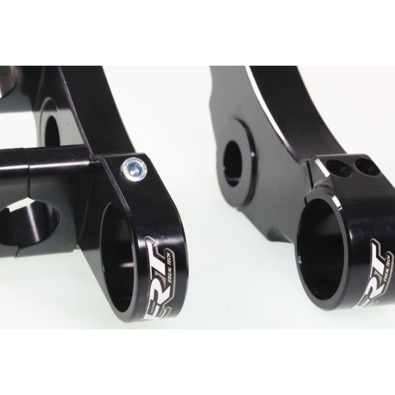 Té de fourche ERT diamètre 40mm noir complet