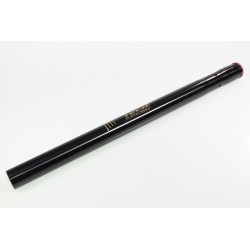 Tube fourche TECH alu droit noir avec logo