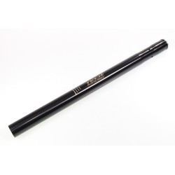 Tube fourche TECH alu gauche noir avec logo