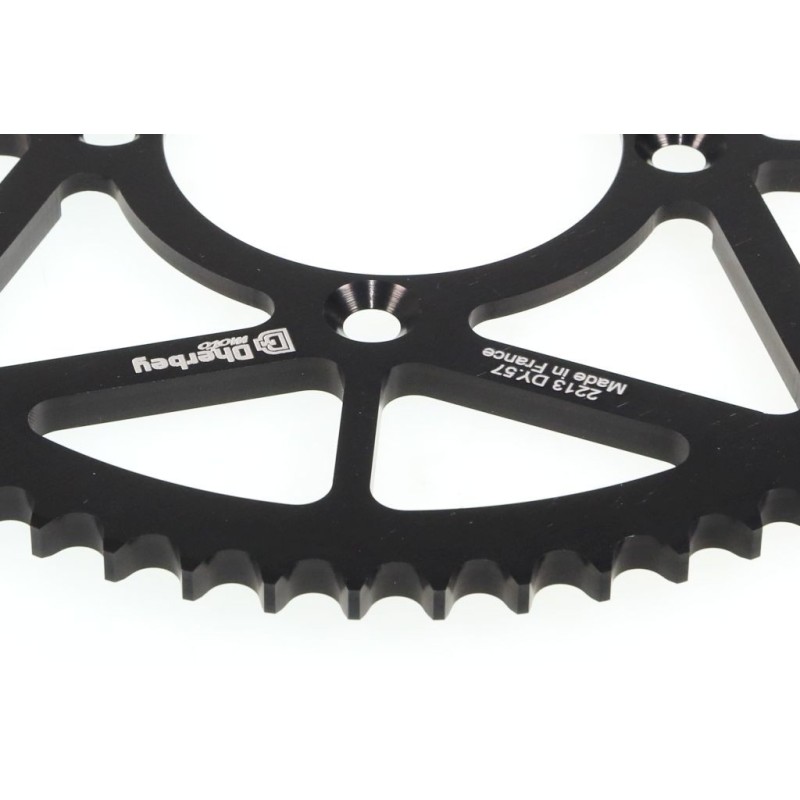 Couronne 4 trous DHERBEY MOTO SCORPA Tys/ty 428 noir