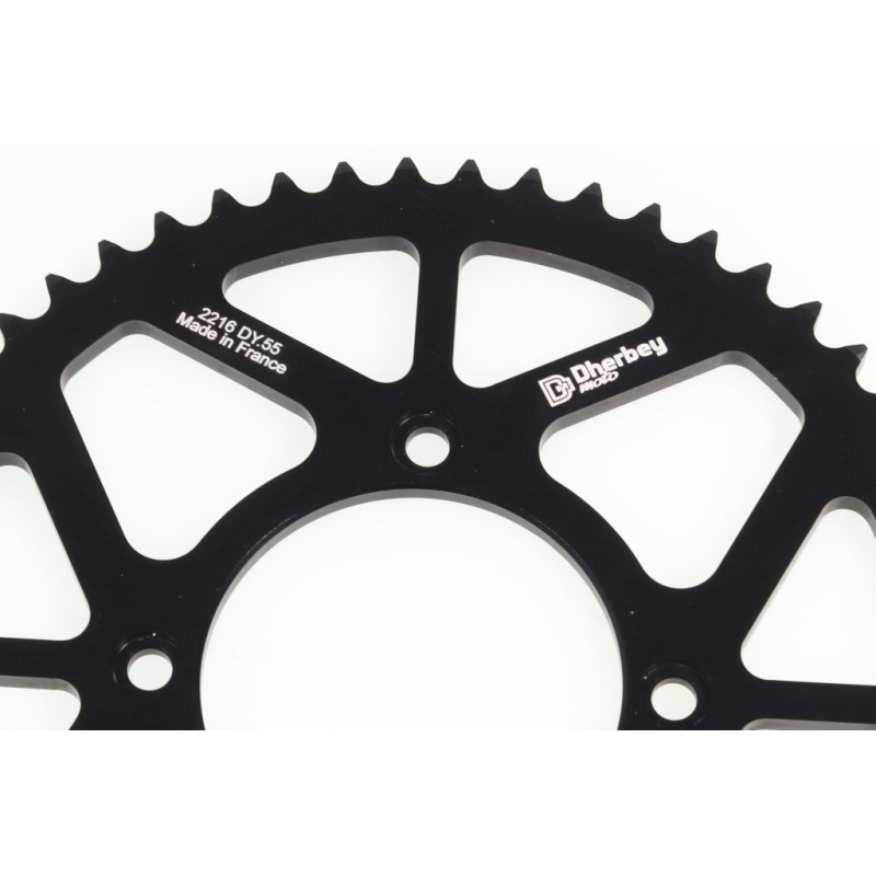 Couronne 4 trous DHERBEY MOTO GASGAS Rookie 80cc noir