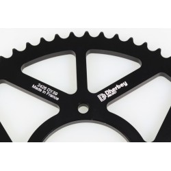 Couronne 4 trous DHERBEY MOTO BETA rev/evo 80 senior 428 noir