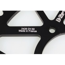 Couronne 4 trous DHERBEY MOTO BETA rev/evo 80 senior 428 noir