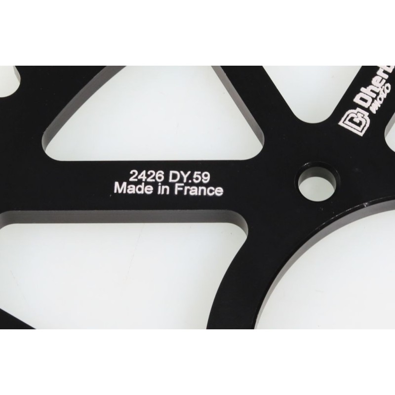 Couronne 4 trous DHERBEY MOTO BETA rev/evo 80 senior 428 noir