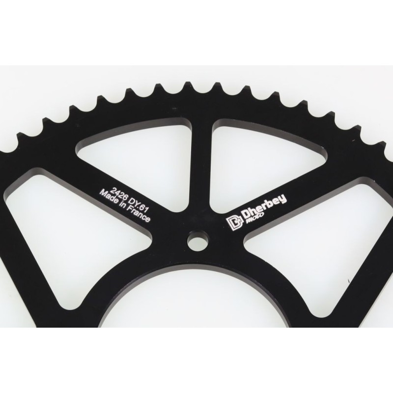 Couronne 4 trous DHERBEY MOTO BETA rev/evo 80 senior 428 noir