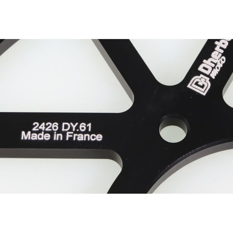 Couronne 4 trous DHERBEY MOTO BETA rev/evo 80 senior 428 noir