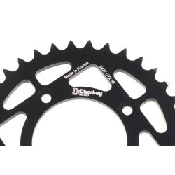 Couronne 4 trous DHERBEY MOTO noir