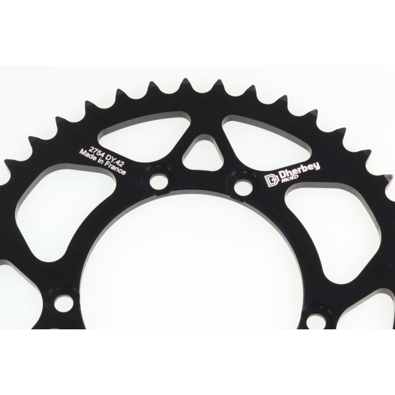 Couronne 6 trous DHERBEY MOTO GASGAS et SHERCO noir