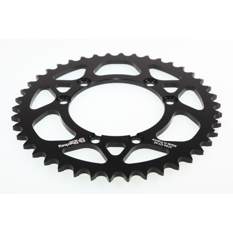 Couronne 6 trous DHERBEY MOTO GASGAS et SHERCO noir