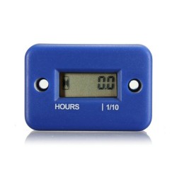 Compteur d'heure de roulage universel moto trial bleu