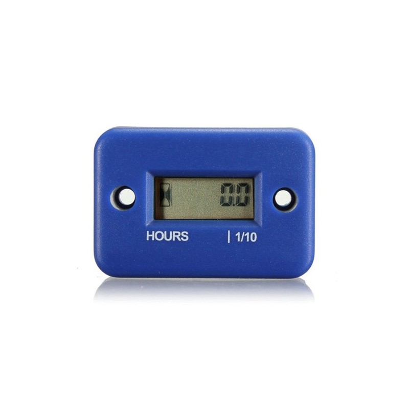 Compteur d'heure de roulage universel moto trial bleu
