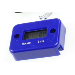 Compteur d'heure de roulage universel moto trial bleu