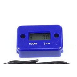 Compteur d'heure de roulage universel moto trial bleu
