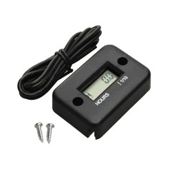 Compteur d'heure de roulage universel moto trial noir