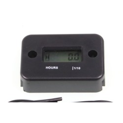 Compteur d'heure de roulage universel moto trial noir