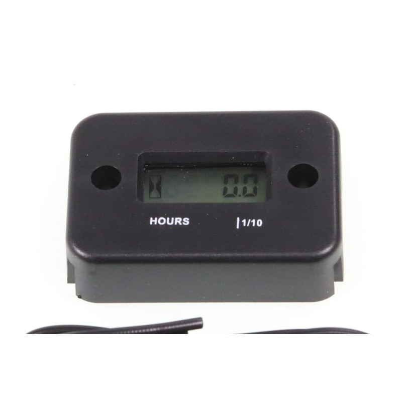 Compteur d'heure de roulage universel moto trial noir