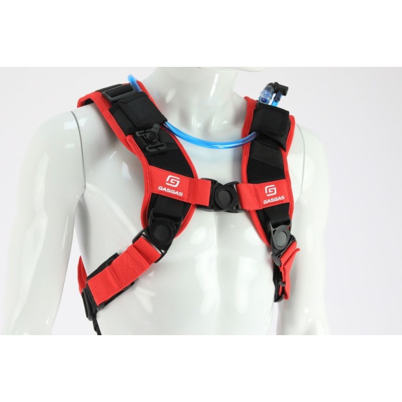 Sac à dos hydratation 2L GASGAS baja rouge/blanc