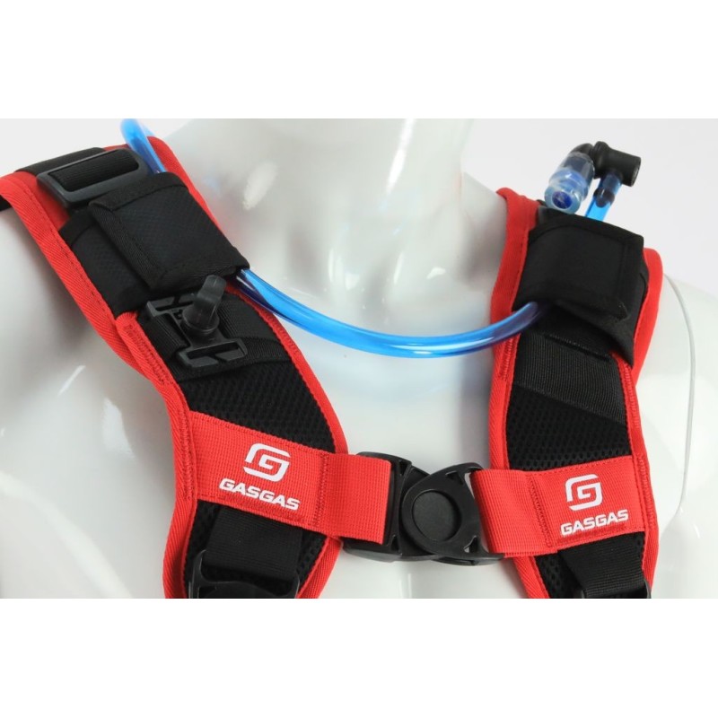 Sac à dos hydratation 2L GASGAS baja rouge/blanc