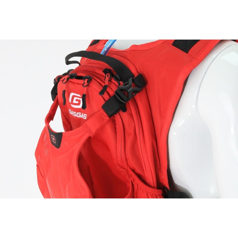 Sac à dos hydratation 2L GASGAS baja rouge/blanc