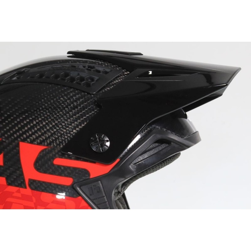 Casque GASGAS 2023 Z4 Carbotech noir/rouge