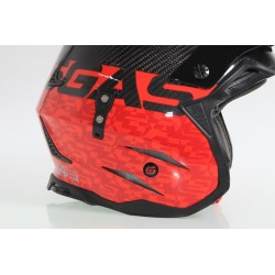 Casque GASGAS 2023 Z4 Carbotech noir/rouge