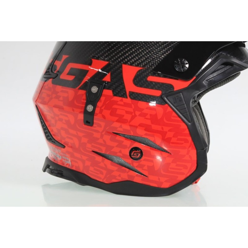Casque GASGAS 2023 Z4 Carbotech noir/rouge