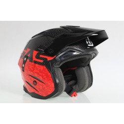 Casque GASGAS 2023 Z4 Carbotech noir/rouge