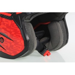 Casque GASGAS 2023 Z4 Carbotech noir/rouge