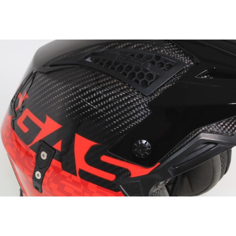 Casque GASGAS 2023 Z4 Carbotech noir/rouge
