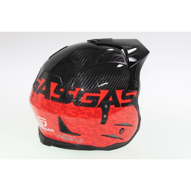 Casque GASGAS 2023 Z4 Carbotech noir/rouge