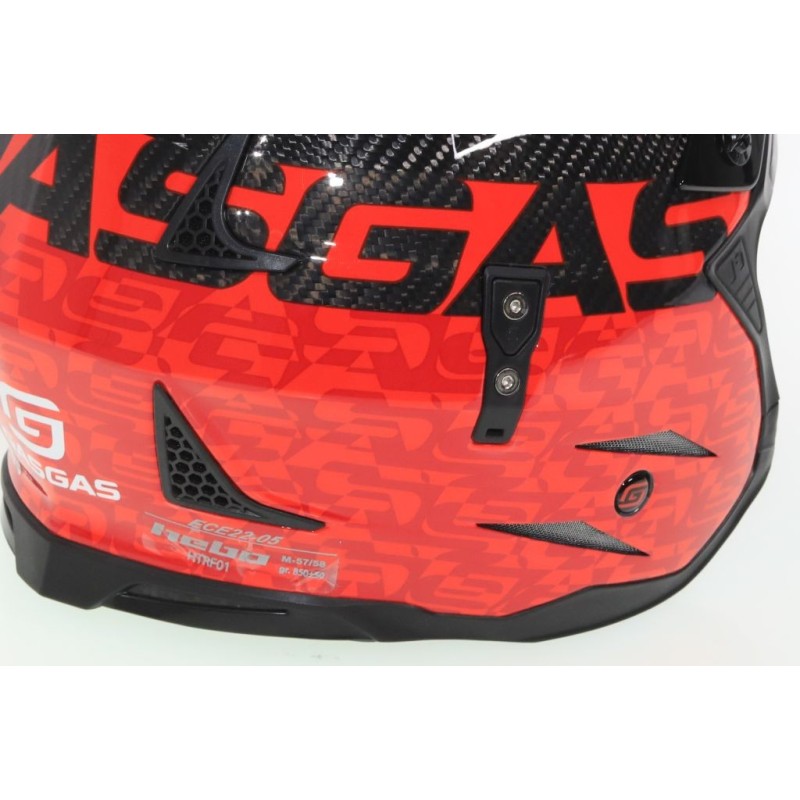 Casque GASGAS 2023 Z4 Carbotech noir/rouge