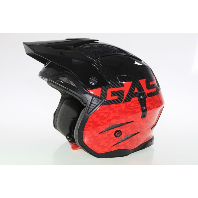 Casque GASGAS 2023 Z4 Carbotech noir/rouge