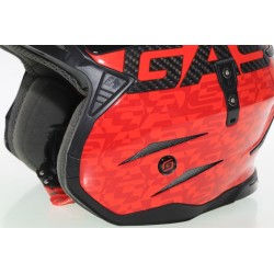 Casque GASGAS 2023 Z4 Carbotech noir/rouge