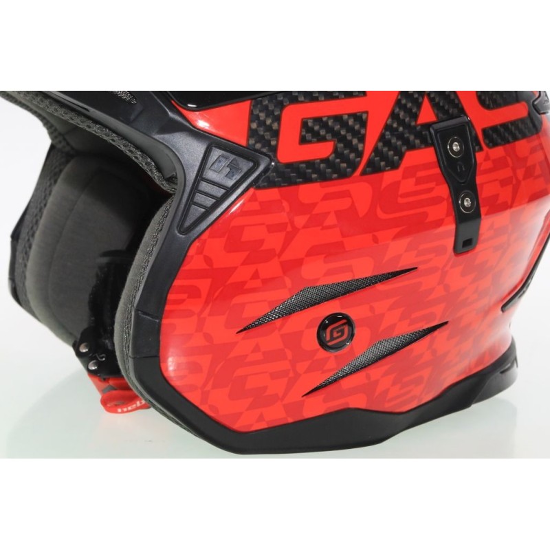 Casque GASGAS 2023 Z4 Carbotech noir/rouge