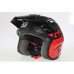 Casque GASGAS 2023 Z4 Carbotech noir/rouge